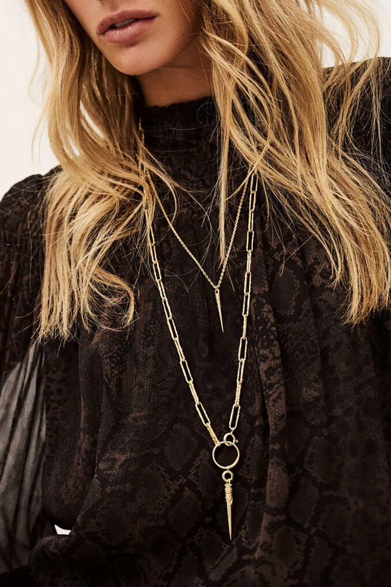 Shamy Blouse in Marron