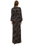 Derby Maxi Dress in Encre