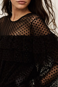 Raff Blouse in Black