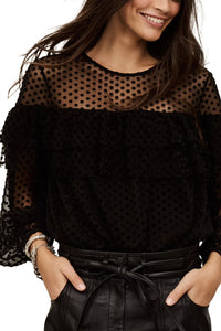 Raff Blouse in Black