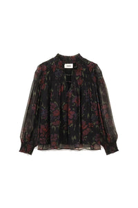Douche Blouse in Black