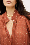 Mimi Shirt in Brique