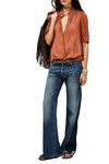 Mimi Shirt in Brique