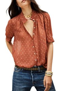 Mimi Shirt in Brique
