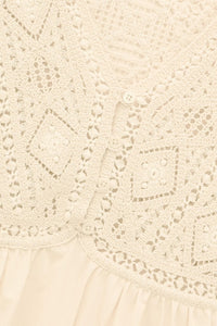 Salvi Short-Sleeved Blouse in Ecru