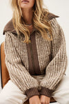 Rabel Cardigan in Marron
