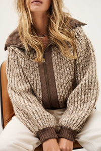 Rabel Cardigan in Marron