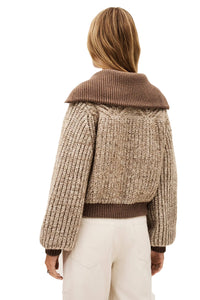 Rabel Cardigan in Marron