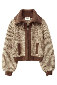 Rabel Cardigan in Marron