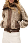 Rabel Cardigan in Marron