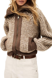 Rabel Cardigan in Marron