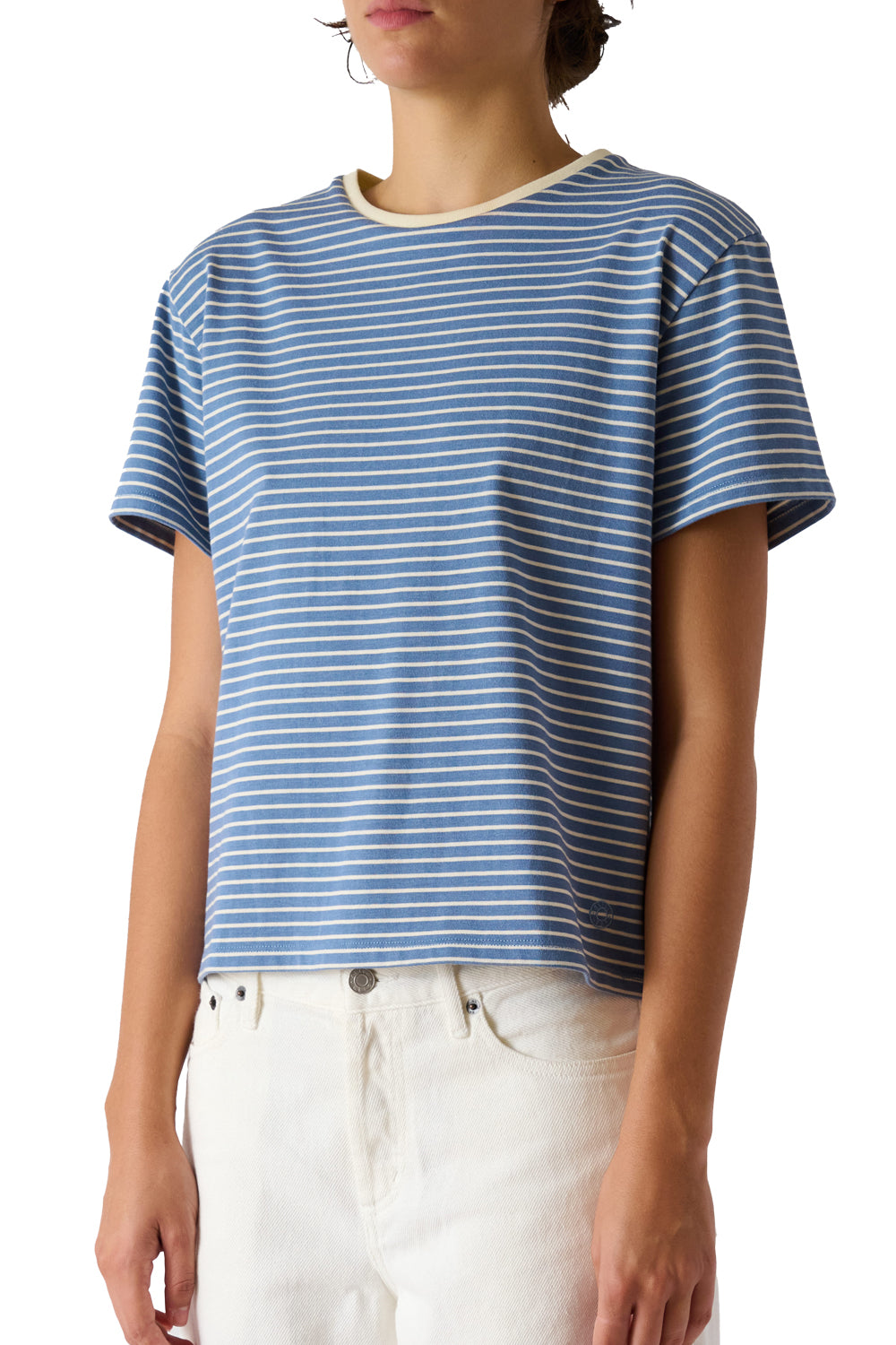 Stripe Tee in Blue