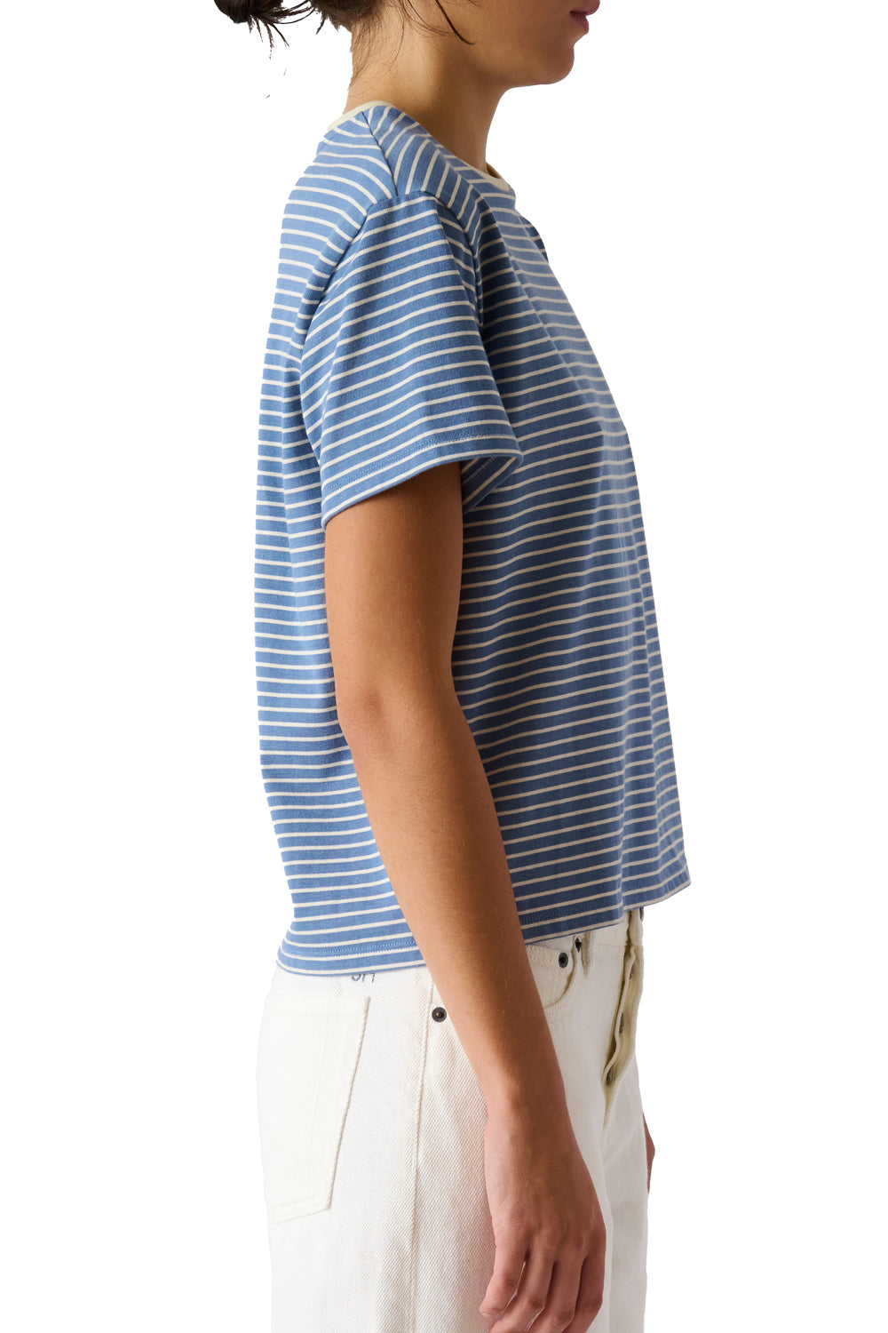 Stripe Tee in Blue