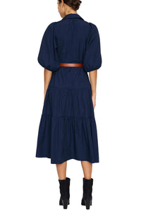 Antigua Dress in Navy