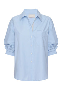 Pia Shirt in Oxford Blue