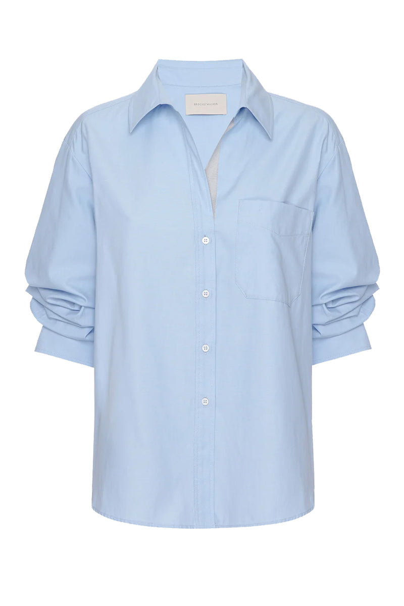 Pia Shirt in Oxford Blue