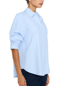 Pia Shirt in Oxford Blue