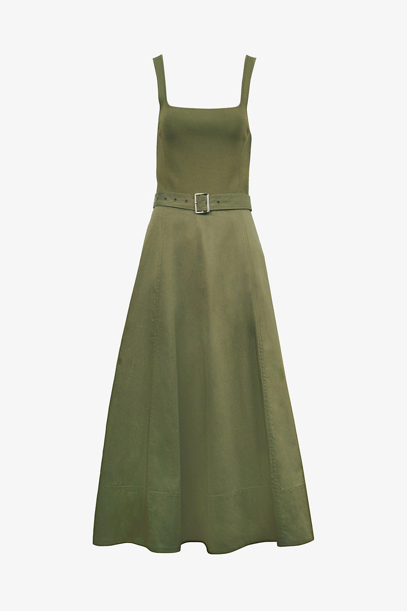 Carmen Dress in Fern
