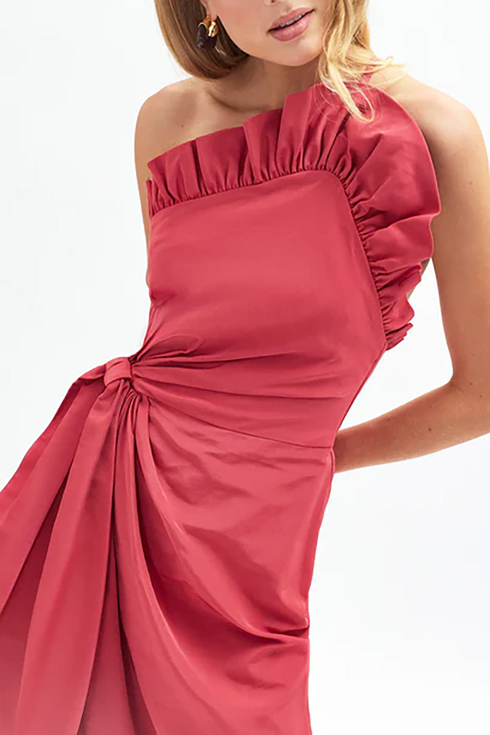 Charlotte Gown in Coral