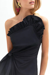 Mini Charlotte Dress in Noir