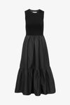 Crew Neck Josephina Dress in Black