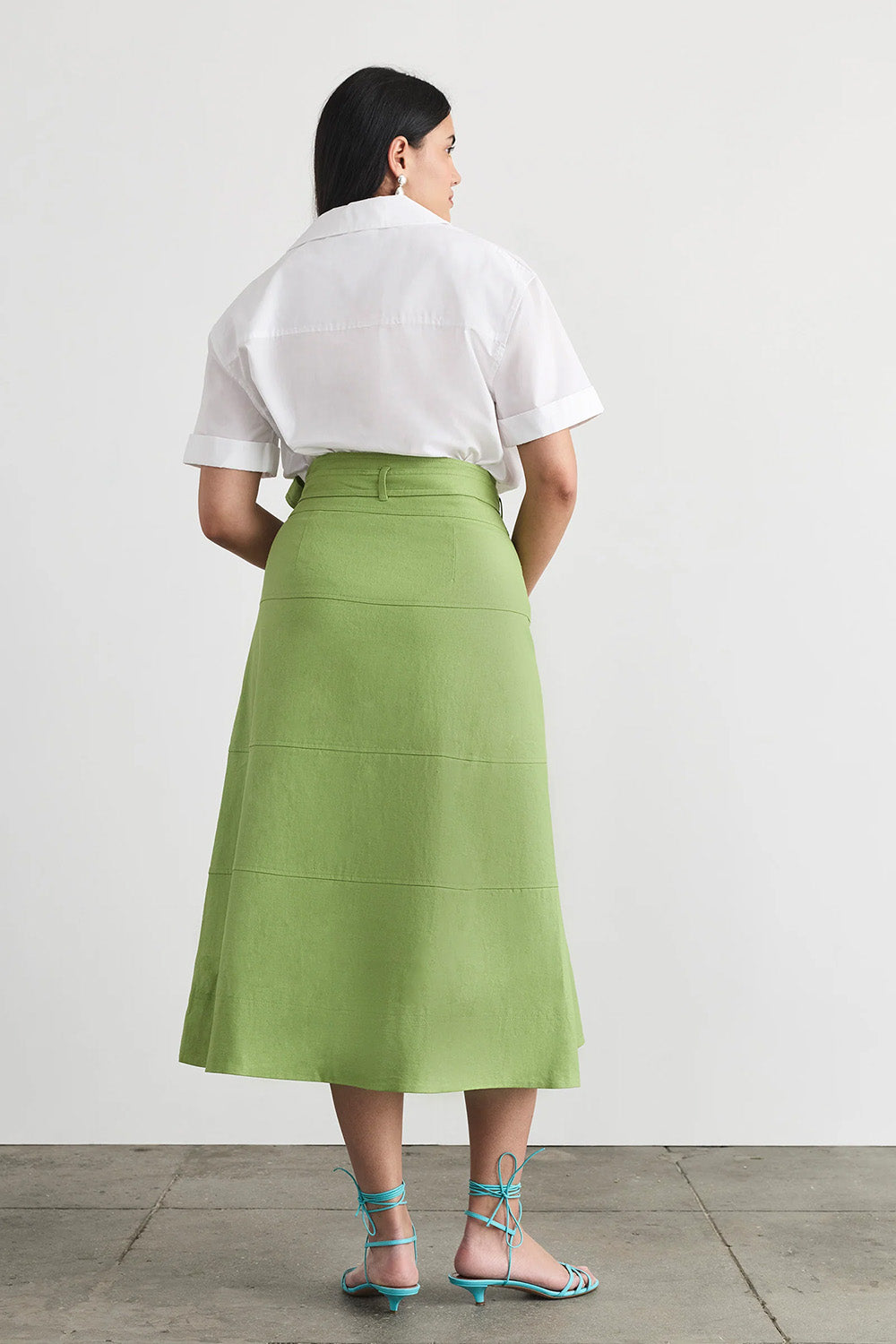 Cropped Oakley Top in Optic White