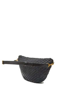 Grande Fanny in Black Woven Zig Zag