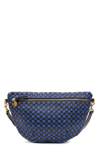 Grande Fanny in Dark Blue Woven Checker