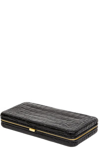 Le Tabac in Black Embossed Croco
