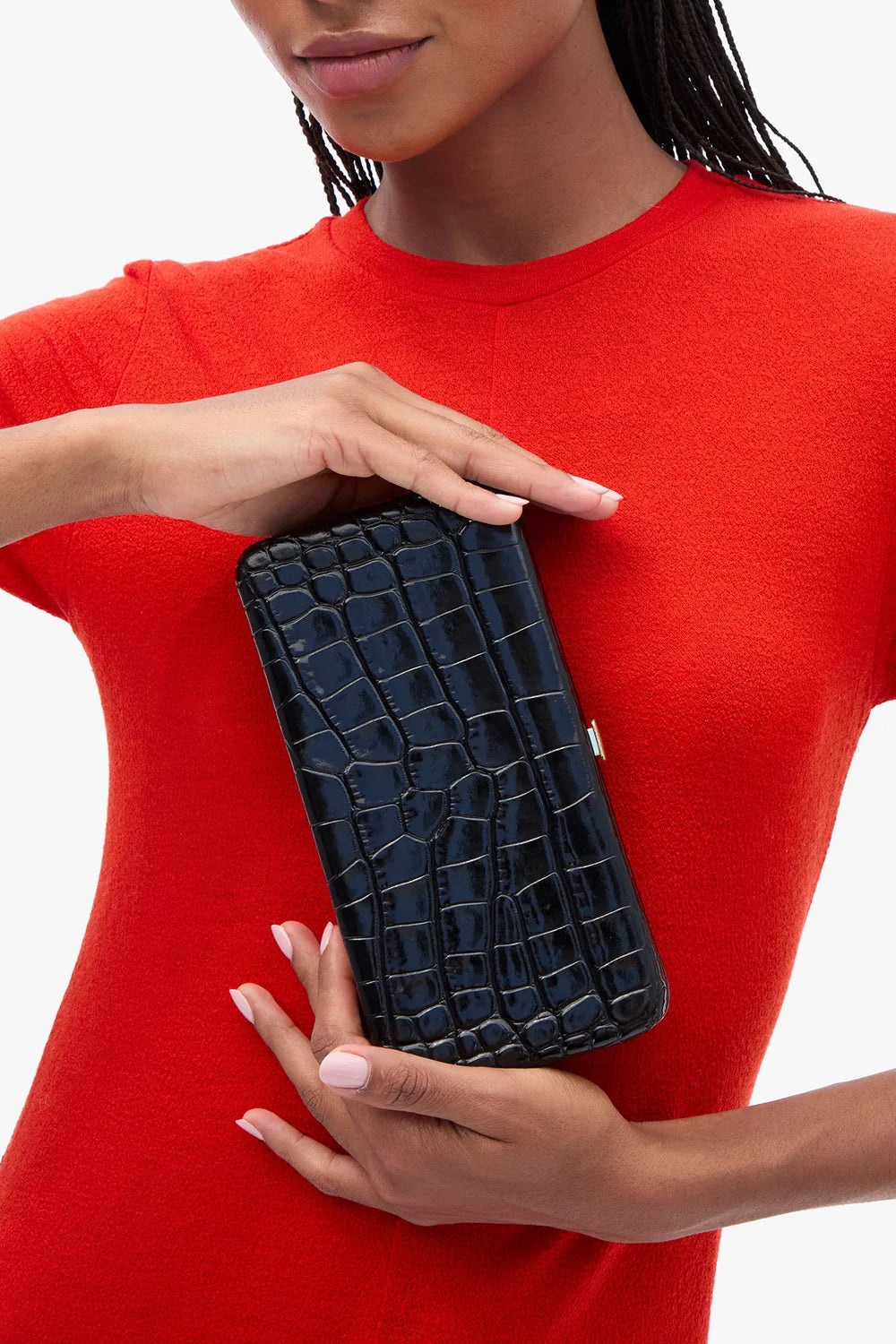 Le Tabac in Black Embossed Croco