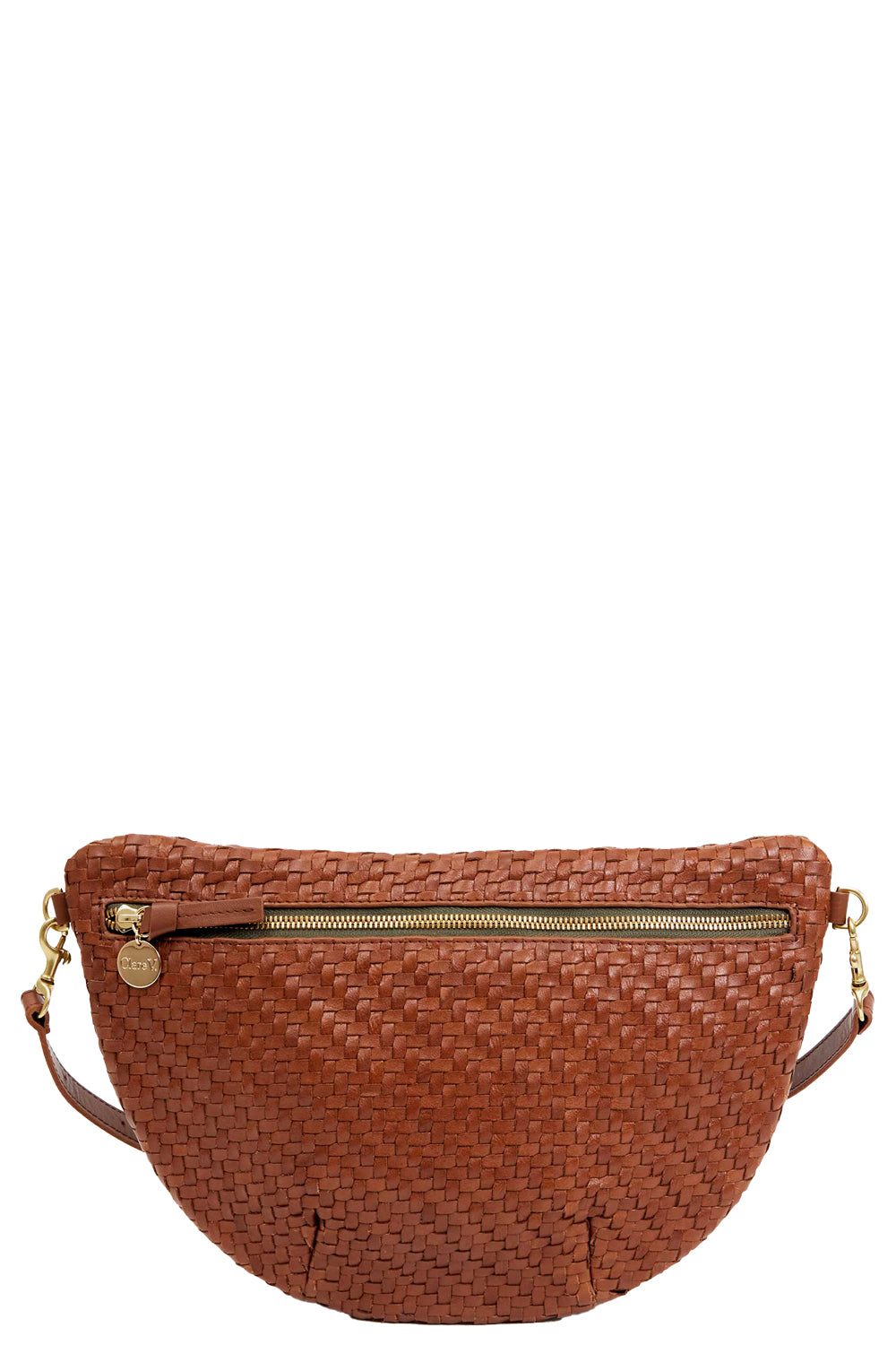 Grande Fanny in Hazelnut Woven Zig-Zag