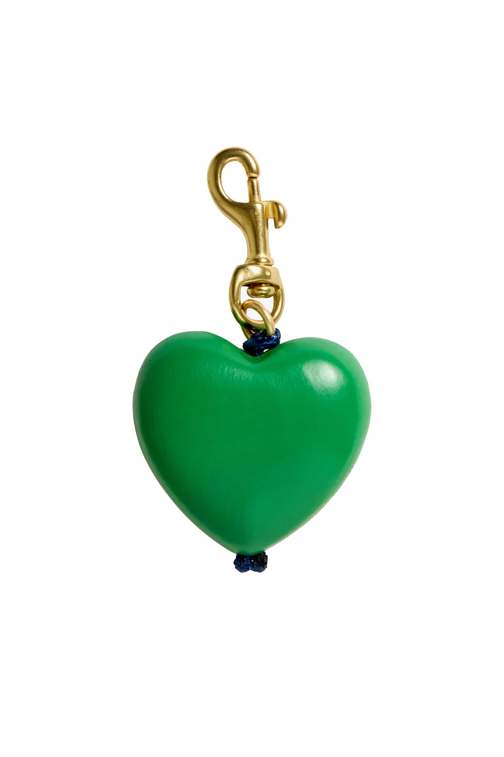 Grande Heart Fob in Emerald