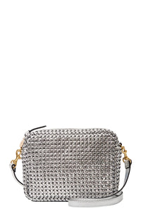 Midi Sac in Silver Woven Étoile