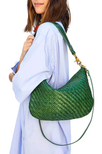 Moyen Messenger in Evergreen Woven