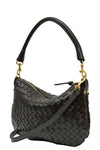 Petit Moyen in Black Diagonal Woven
