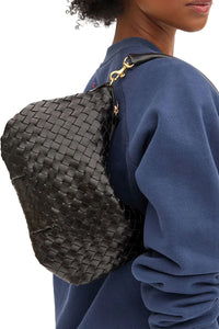 Petit Moyen in Black Diagonal Woven