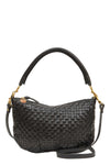 Petit Moyen in Black Woven Checker