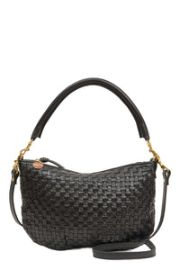 Petit Moyen in Black Woven Checker