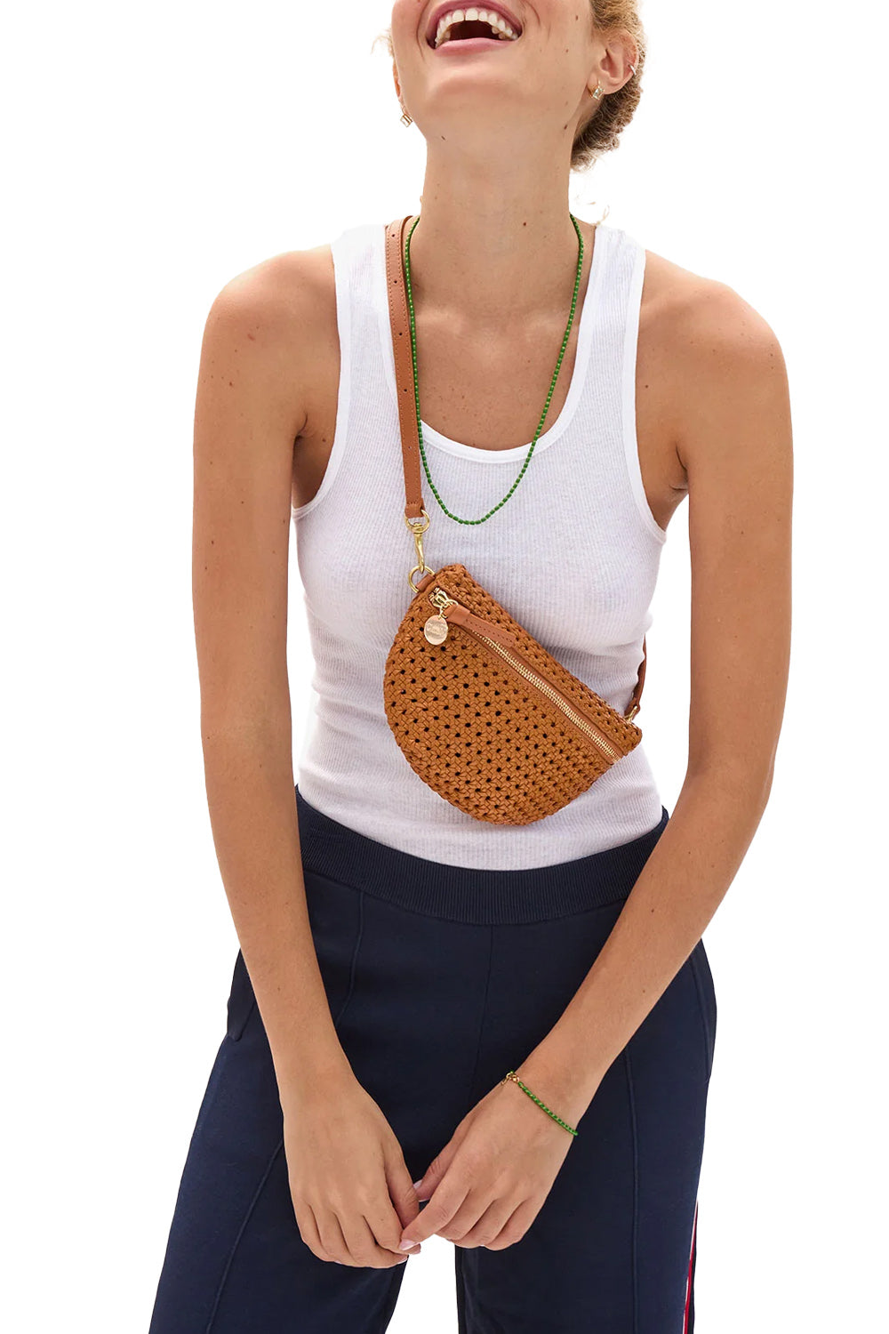 Petite Fanny in Tan Rattan