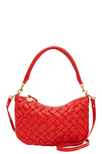 Petit Moyen Messenger in Rossa Puffy Woven