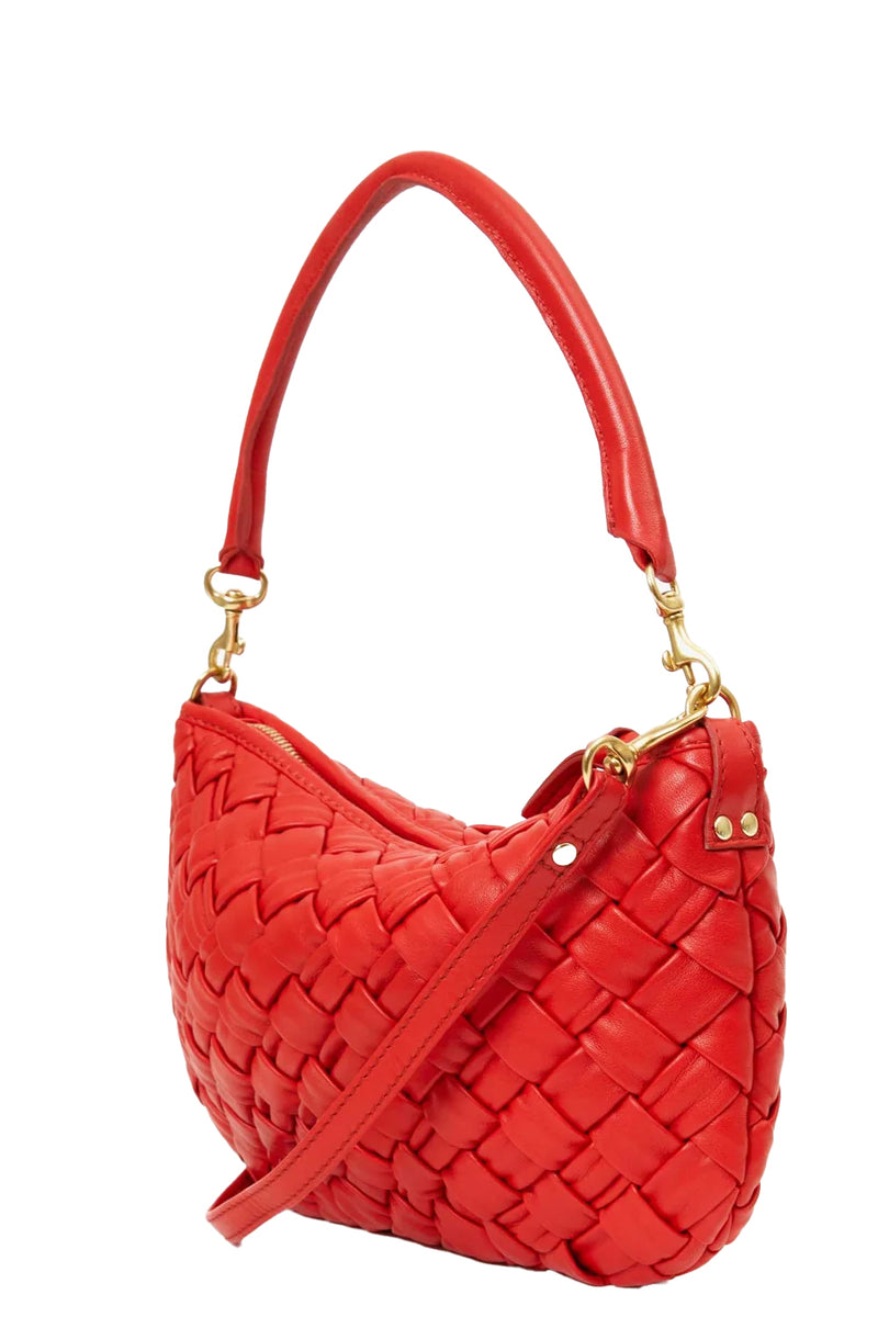 Petit Moyen Messenger in Rossa Puffy Woven