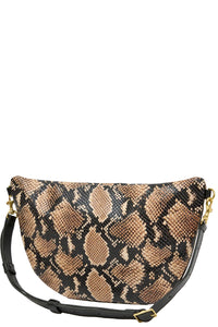 Grande Fanny in Tan Desert Snake w/ Piping & Studs