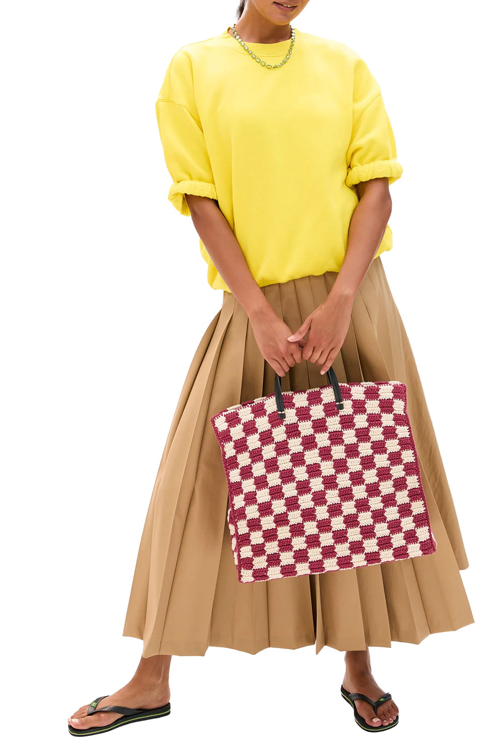 Summer Simple Tote in Plummey Cream