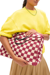 Summer Simple Tote in Plummey Cream
