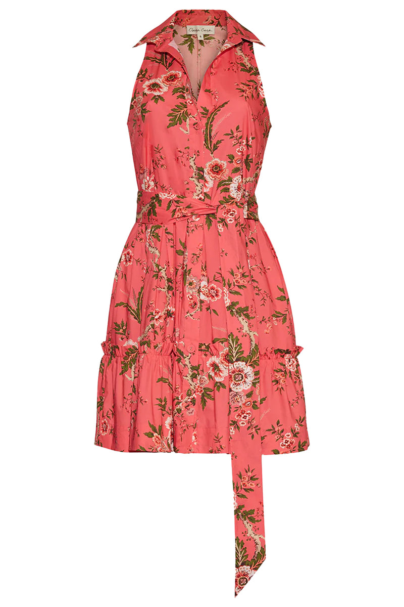 Hannah Dress in Chintz Guava