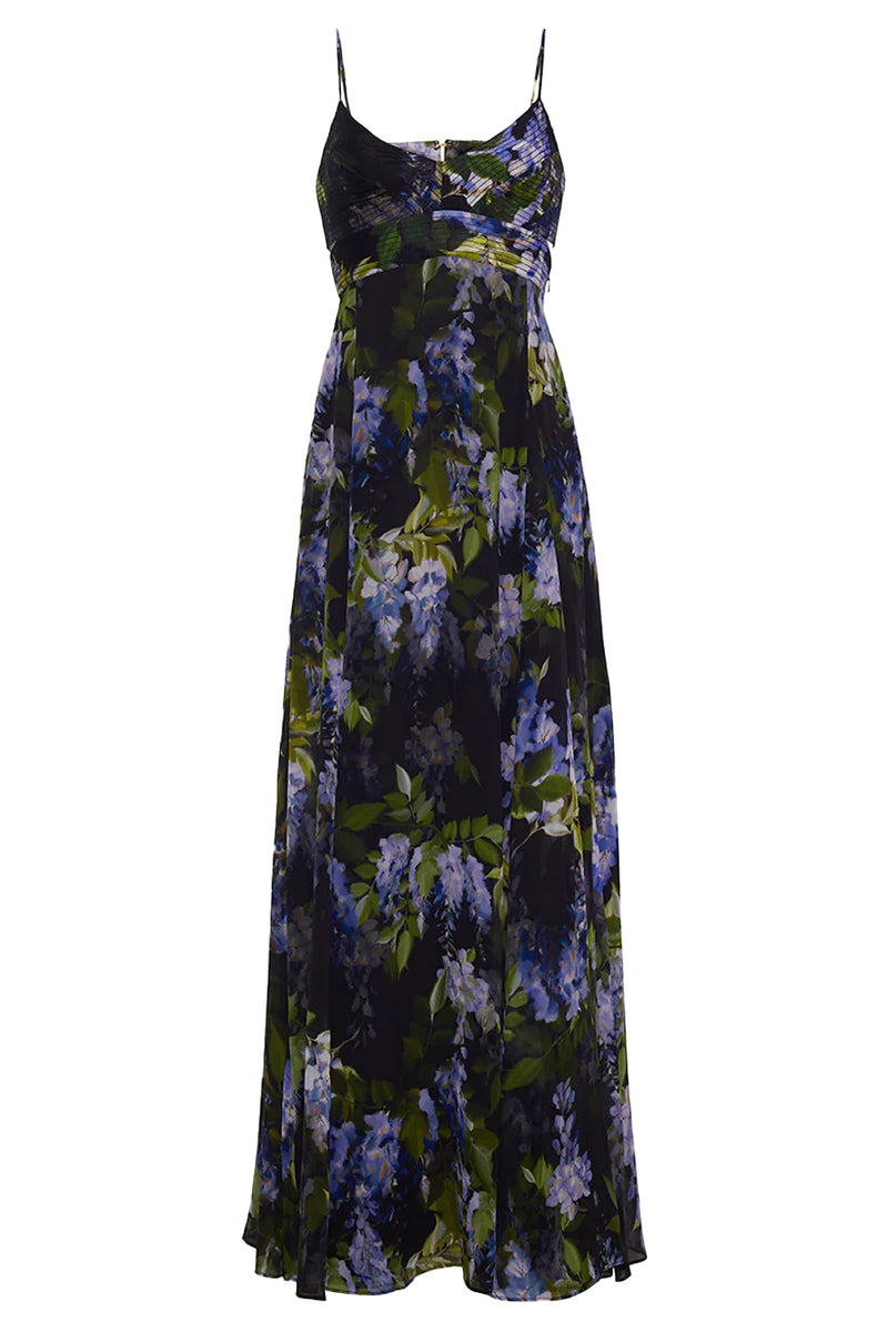 Kensington Dress in Wisteria Black