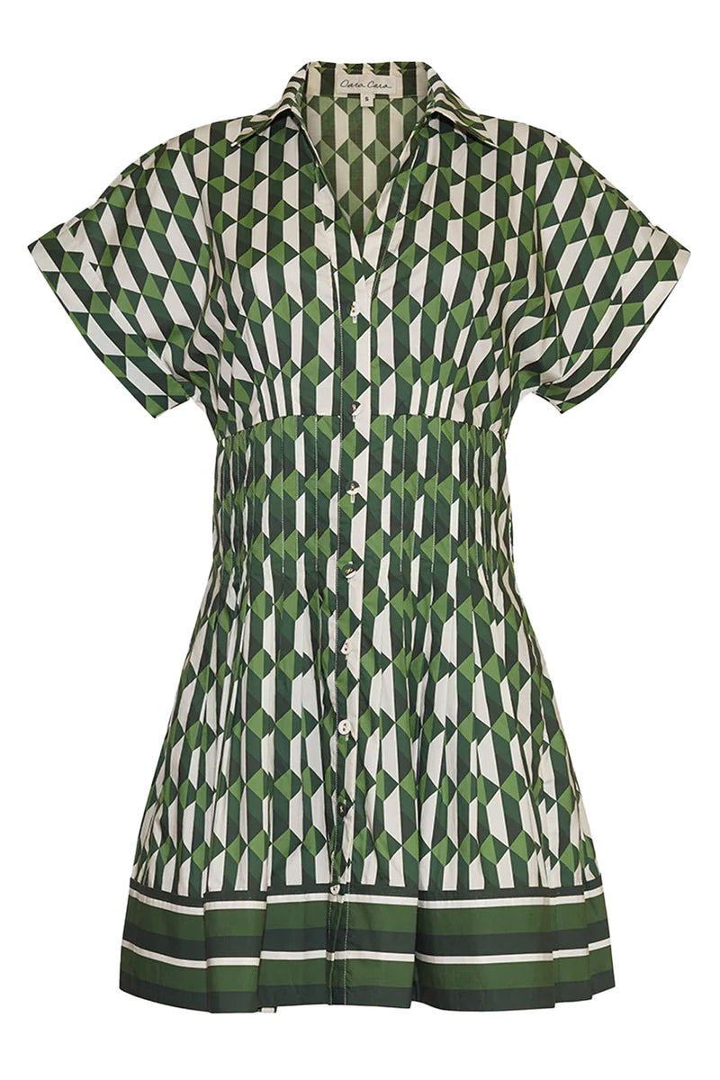 Nash Mini Dress in Le Tile Green