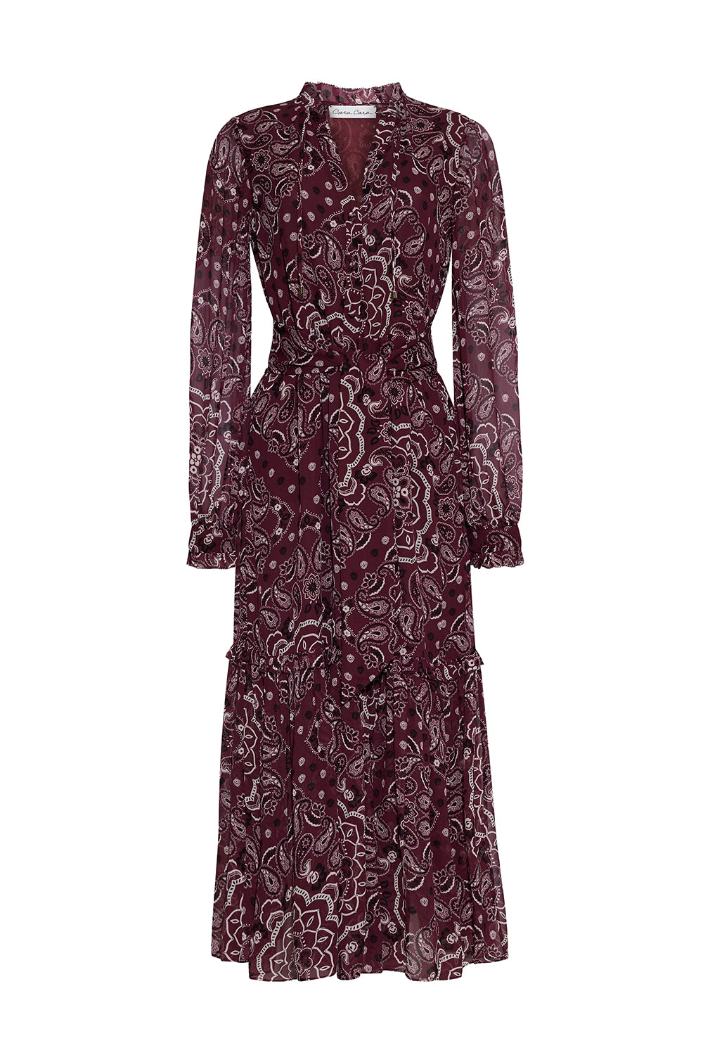 Verity Dress in Bandana Plum