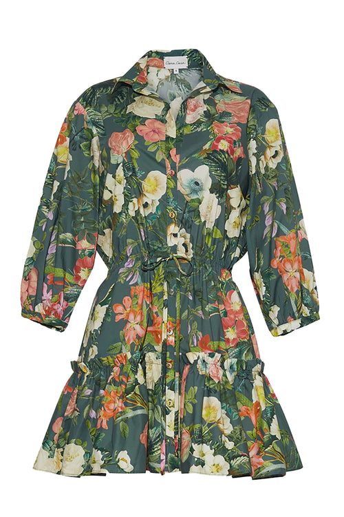 Robin Dress in Olive Kingston Floral