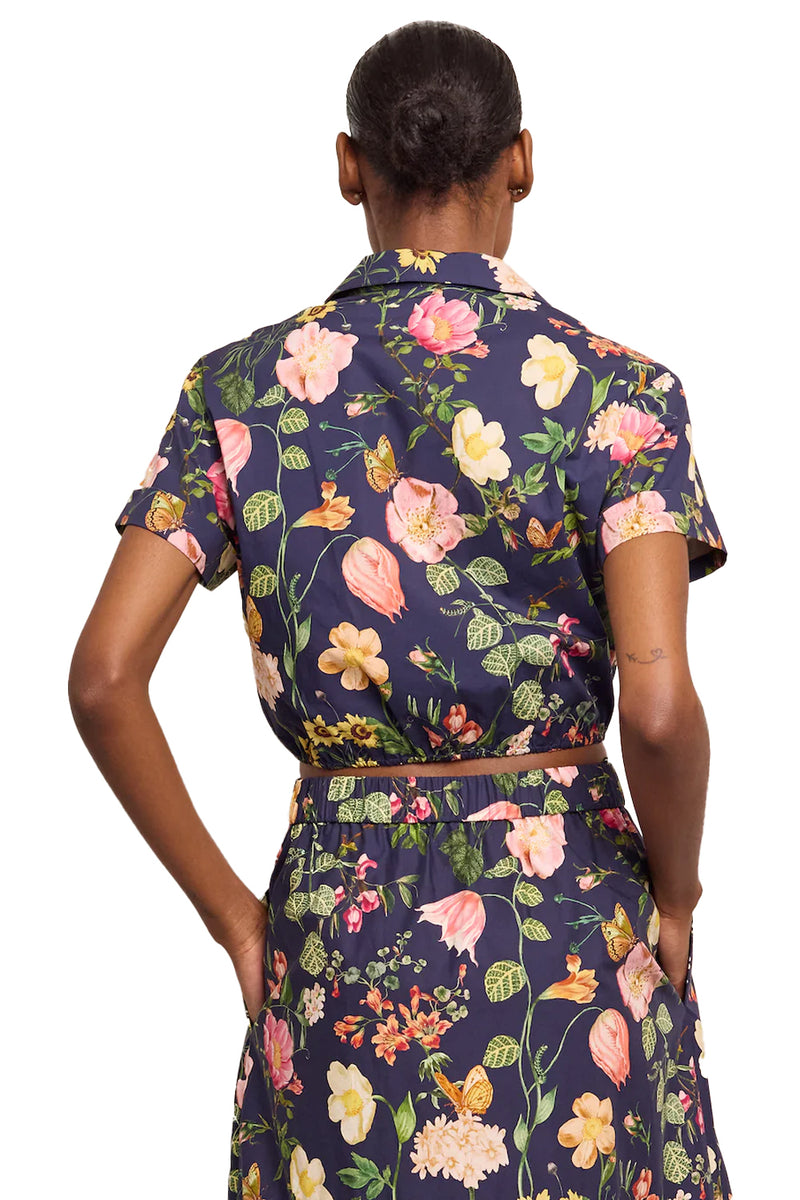 Asbury Top in Stems Evening Blue
